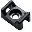 TSY Power Suport plastic pentru coliere de cablu, negru, 15x10x7 mm, Nylon 6/6, punga 100 buc, TSY Cable TAC-1-B (TAC-1-B)