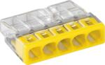 WAGO Conector WAGO de îmbinare rapid, 5 poli, max. 2.5 mm2, 450V/24A, set 100 buc. , WAGO 2273-205 (2273-205)