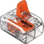 WAGO Conector derivație cu pârghii 2 poli, max. 6 mm2, 450V/41A, set 50 buc. , WAGO 221-612 (221-612)