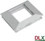 DLX Electric Rama alba simpla pentru aparataj 45x45 mm (2 module) - DLX (DLX-102-11)