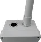 DLX Electric Racord cutie pentru tub PVC rigid 25 mm, halogen free, gri RAL7035, DLX (TRP-875-25)