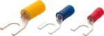 Plastim Terminale izolate tip furcă 4, 0-6, 0 mm2, M4, set 100 bucăți, Plastim PCK-406 (PCK-406)