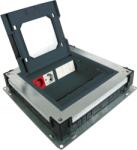 DLX Electric Doză de pardoseală îngropată cu carcasă metalică, 16 module 45×22, 5 mm, 360×360 mm, DLX Electric (UBS-890-10)