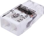 WAGO Conector WAGO de îmbinare rapid, 2 poli, max. 2.5 mm2, set 100 buc. , WAGO 2273-202 (2273-202)