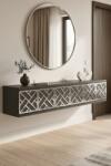 Hanah Home Arex 120 Komód - Antracit, Ezüst