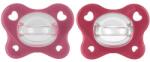 Chicco Suzeta Physio Dual Soft silicon fată 16-36m, 2 buc (AGS73086.51)