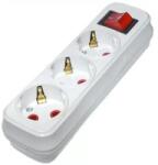 Horozk Electrik Cap Prelungitor cu 3 Prize Horoz, cu Intrerupator (ZLN-EXT200-300-302)
