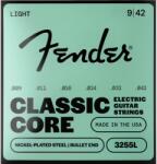 Fender Classic Core Bullets 3255L, Nickel-Plated Steel, Bullet End, 009-042