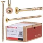 Koelner Suruburi Dulgherie, pentru Lemn Koelner, 6 x 80 mm, 50 Bucati (ZLN-TS-6080)