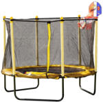 Chipolino Sporty 140 cm kosaras trambulinája sárga