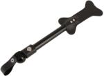 Zado Dog Bone Shaped Leather Paddle Black