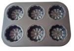 Z-TOOLS Tava pentru Briose, Z Tools, 6 Forme (ZLN-CC9748)