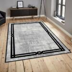 Conceptum Hypnose Carpet (180 x 280) Grey Black Eexfab800-Klm