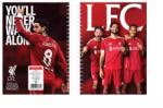 Nebulo Liverpool: Caiet spirală liniat - A5, modele diverse (LP SP FÜZET VO A5)