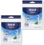 Oral-B Easy Clean fogselyem pálcika mentolos ízesítéssel (2x75 db)