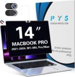 PYS MacBook Pro 14" mágneses adatvédelmi szűrő, tükröződésmentes (2021-2023, M1/M2/M3)