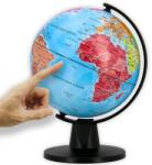 ORBIT Globes & Maps Iskolai Földgömb - 16 cm Mini Földgömb Stabil Fekete Talppal, 2026-os Politikai Térképpel