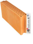 Porotherm 10 N+F neo Rapid válaszfal tégla Dryfix 10cm vastag Dryfix extra ragasztóhabbal 831647 (62699161)