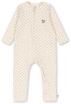 Konges Sløjd gyerek rugdalózó pamut elasztánnal BASIC ZIP ONESIE GOTS - bézs 62