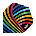 Bull's Dart Flights Bull’s Powerflite D100 Rainbow Standard - Pachet de 3 (BU-50941)