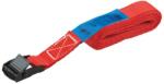 STROXX Chinga ancorare cu clema de strangere metalica, STROXX, latime 25 mm, lungime 2 m, culoare rosie