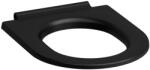 Laufen Pro X fedél nélküli Duroplast WC ülőke Soft Close mechanizmussal és rozsdamentes acél zsanérokkal, matt fekete H8918647160001 (H8918647160001)