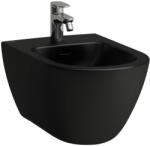 Laufen Pro X fali rejtett rögzítésű kerámia bidé csaplyukkal és túlfolyóval, matt fekete H8308607163021 (H8308607163021)