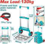 TOTAL One-Stop Tools Összecsukható kézikocsi (THWB61201)