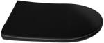 Fluminia Capac WC Fluminia Minerva, SoftClose, Quick Release, garantie 2 ani, negru mat (C2210RBM)