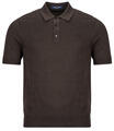 Fred Perry Rövid ujjú galléros pólók COTTON KNITTED SHIRT Barna EU L