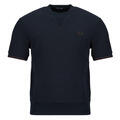 Fred Perry Rövid ujjú pólók DROP NEEDLE JERSEY Tengerész EU M