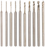 GRAPHITE Set de burghie din pentru mini-polizor, 10 bucăți (56T656) Burghiu