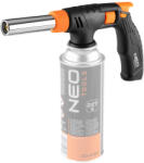NEO TOOLS arzător cu gaz din cupru, pentru butelie 227 g, mâner pistol, piezo, reglaj gaz (20028)