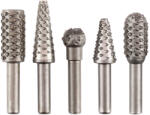 GRAPHITE Set de pile de frezare turbo din, 5 bucăți (56T659)