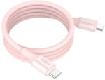 ANSMANN silicone cable USB-C to USB-C (pink, magnetic, 120cm) (1700-0205) - pcone