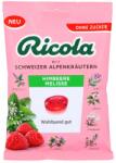 Ricola Cukorka Gyógynövényes Cukormentes Ricola Citromfű Málna (327088)
