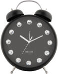 Karlsson Glam Diamonds XL ébresztőóra - KA6019BK