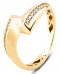 Goldmark Modern női arany gyűrű fehér cirkóniákkal Chiodo 14K 585