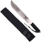 DEPOX Maceta de vanatoare DEPOX, Eagle Knife, 49.5 cm, otel inoxidabil, argintiu, teaca inclusa (2736)