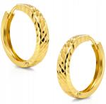 Goldmark Arany Fülbevaló Gyémánt Karikák 2 Az 1-BEN18 MM 14KT 585