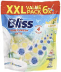 Bliss Toalett illatosító golyó BLISS XXL citrom 6x50 g - papir-bolt