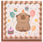 QX Szalvéta 33x33 cm Kapibara 20 db/csomag (364406)