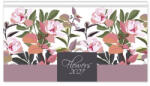 pd Calendar Határidőnapló Period Flowers Zsebnaptár fekvő Tobacco papír 2027
