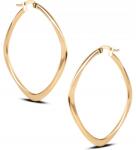 Goldmark Arany Geometriai Karikafülbevalók 40 MM 14KT 585