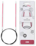 KnitPro Zing - fém fix körkötőtű - 60cm - 2.5 mm