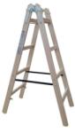 Ö-NORM Állólétra, fa, 2×4 fokos (1035623)