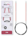 KnitPro Zing - fém fix körkötőtű - 80cm - 2.75 mm