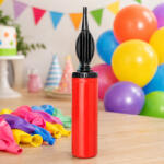 Procart Pompa manuala umflat baloane, 24 cm, pentru petreceri si aniversari (POMPABALON)