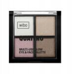 WIBO WIBO_Quattro Multi-Use Glow Eyeshadow Palette szemhéjpúder paletta 6g