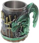 Tole 10 Imperial Cana Medievala Halba de bere, Dragon XXL, 14cm, 500ml decorat 360grade Tole 10 Imperial 39924